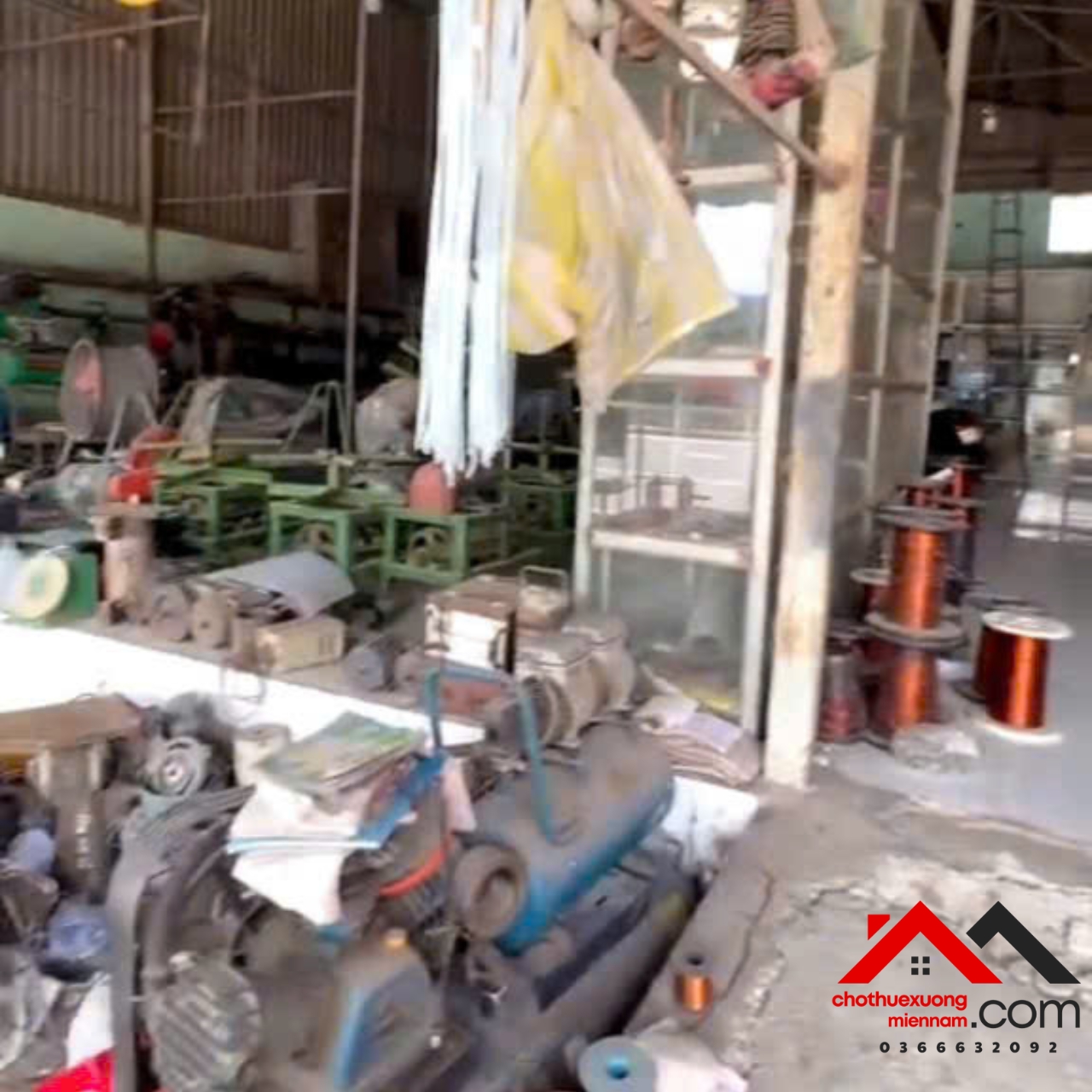 Cho thuê mặt bằng, xưởng sản xuất 850m² gần cây xăng Kim Hằng, Tân Uyên, BD. Giá rẻ. Liên hệ: - Ảnh 2